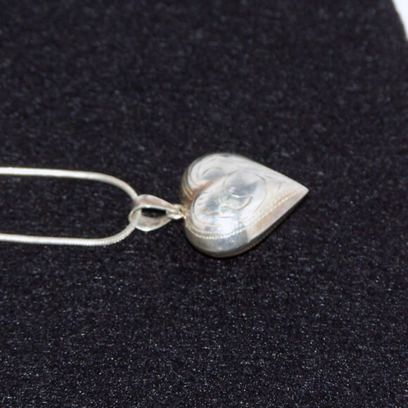 Silver Heart Necklace - Picture 3 of 8